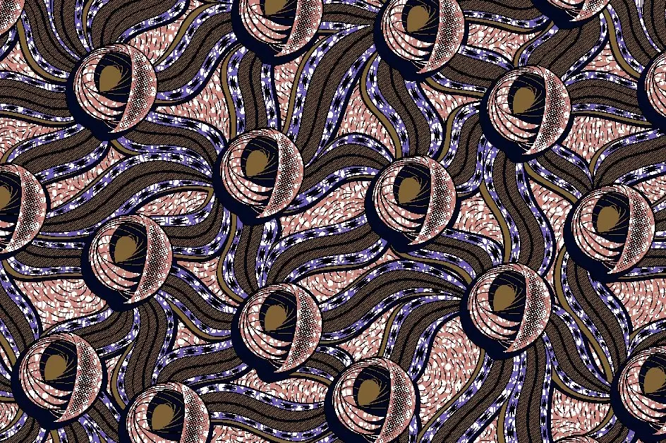 African Wax Print Polyester Fabric Introduction (5)
